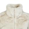 Nike Full Print Stand Collar Faux Fur Warm Straight Long Sleeve Cotton Jacket Women Outerwear White DQ6843-072