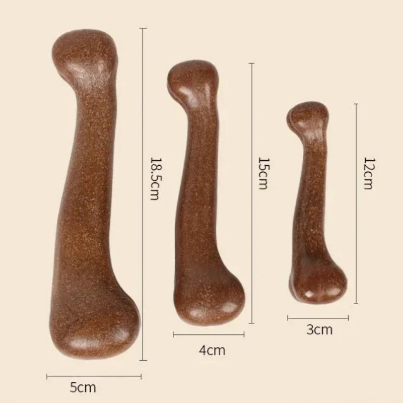Indestructible Dog Bone Chew Toy Natural Non Toxic Puppy Chewing Game for Small Medium Large Breed Dental Care Anti Bite Pet