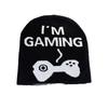 I'm Gaming Letter Knit Hat For Women In Acrylic Material For Winter And Fall Comfort