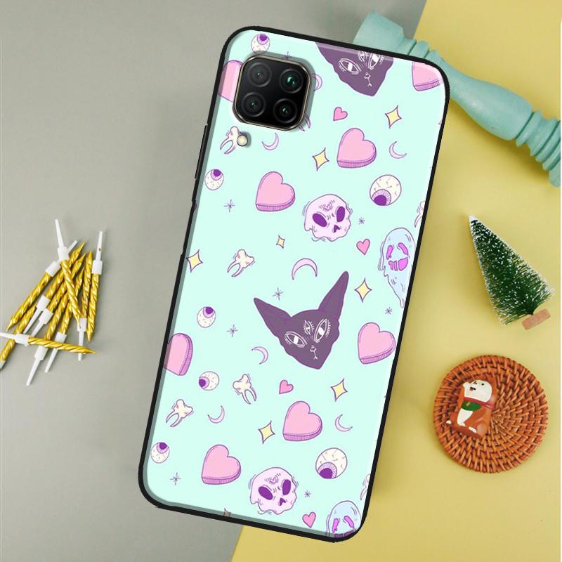 Girly Pastel Witch Goth For Huawei P60 Pro P30 P40 Lite Nova 10 9 SE 7i 8i 11i 12i 12s Y90 Y60 Y70 Y72 Y61 Y91 Case