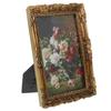 European Style Resin Relief Retro Picture Frame Wall Hanging Desk Decor Vintage Display Photo Holder Home Office