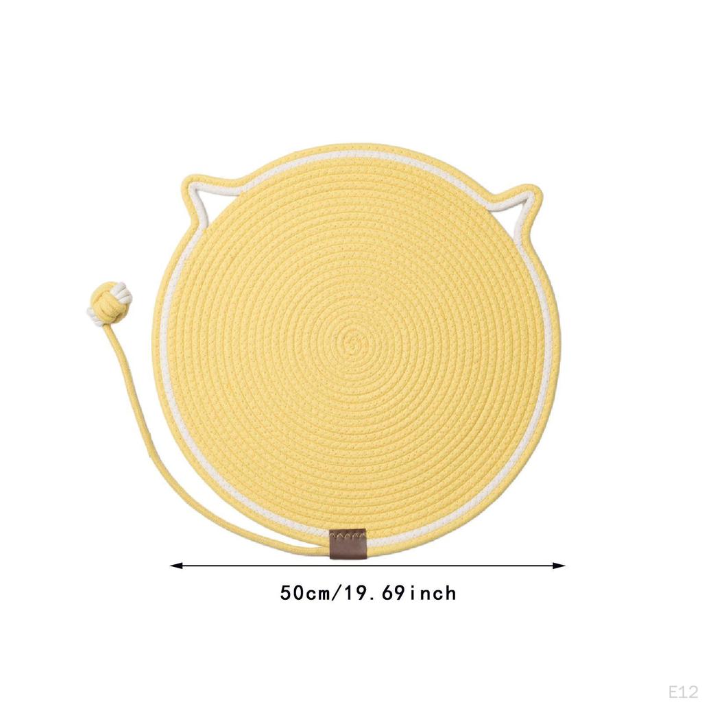Cat Scratch Mat with Toy Ball for Indoor Play And Claw Care