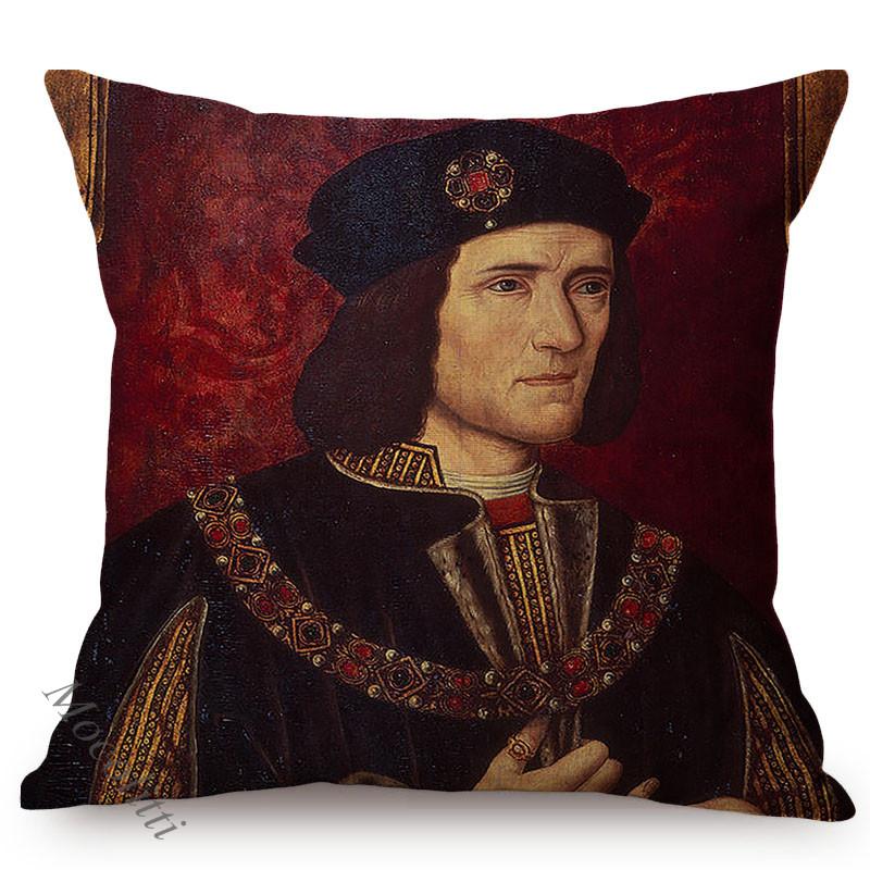 Famous Character George Washington James Madison Portrait Art Home Decoration Sofa Throw Pillow Case Cotton Linen Cushion Cover