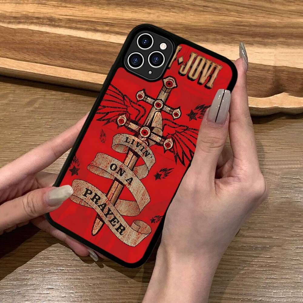 

Rock Band B-Bon Classic J-JoviS Phone Case For Iphone 16 15 14 13 12 11 Pro Max Plus Shockproof TPU+PC Hard Case iPhone 17 Air