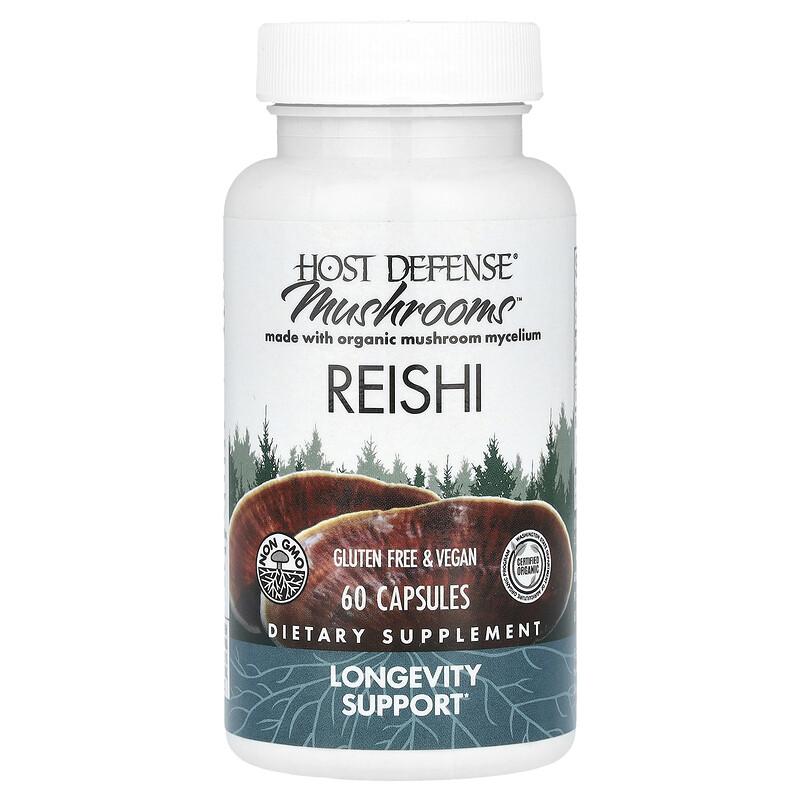 Mushrooms™, Reishi, 60 Capsules (0.5 G Per Capsule)