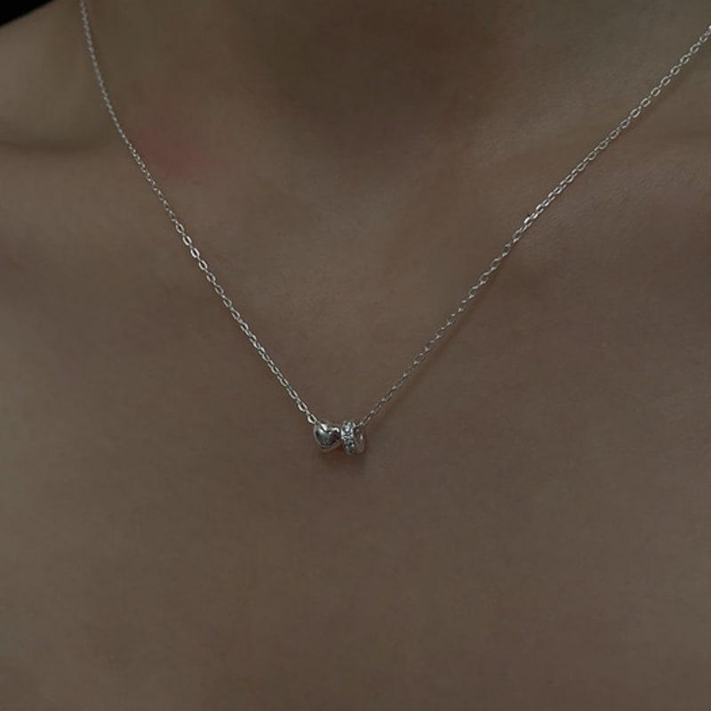 MARQUEMENT Rondel Heart Necklace