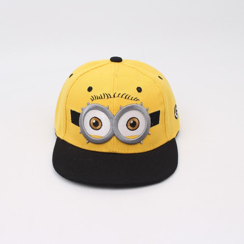 Minioned Baseball Cap Anime Kids Adult Funny Travel Hip Hop Sun Visors Kawaii Hats Boys Girls Cartoon Embroidered Hat Kids Gift