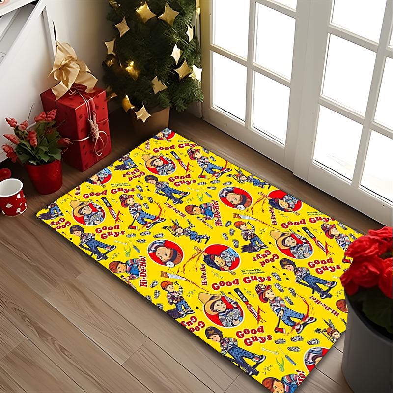 1pc Good Guys Rug, Comfortable Printed Home Area Carpet, Cozy Office Chair Rug
