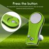 Golf Green Fork Stainless Steel Foldable Golf Divot Repair Tool with Magneti AccessoriesLime