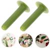 100 Pcs Material Simulated Flower Nails Floral Tools Wired Picks Realistic Plastic Pole for Arrangement