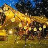 20~200LED Solar String Lights Outdoor Crystal Fairy Light Christmas Garland 8 Mode Waterproof Patio Light for Garden Party Decor