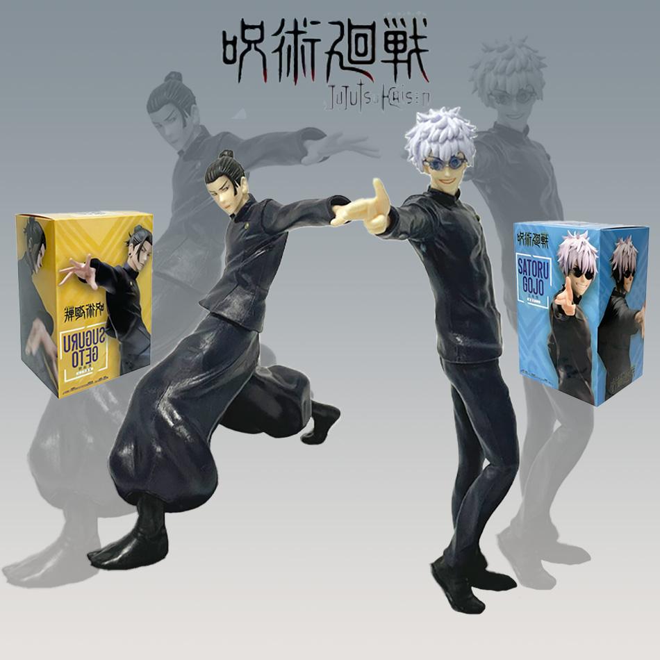 JJK Jujutsu Kaisen Anime Figure Noodle Stopper 18CM Satoru Gojo 14.5CM Geto Suguru Action Figure PVC Collection Model Toys Gifts