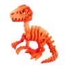 3D Printed Articulated Raptor Skeleton Figurine Dinosaur Bones Poseable ModelToy For Home Office Decors and Collector