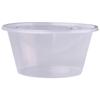 750ml Disposable Round Plastic Food Containers with Lids, 300 Sets