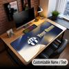 Großes Mauspadd FC Zürich Druck Benutzerdefinierter Name Text Schreibtischunterlage für Büro Gaming