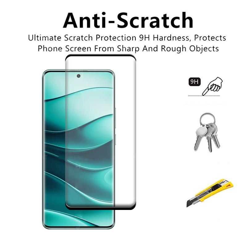 6 KS [3+3] Ochranné sklo s zakřivenými okraji + Skleněná fólie na objektiv pro Xiaomi Redmi Note 14 Pro Note 14 Pro 5G Note 14 Pro+ POCO X7 Sklo 6v1