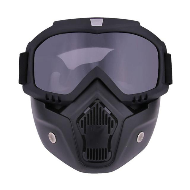 Utendørs Sport Vindtett Maske Goggle HD Motorsykkelbriller Snowboardbriller Kjøring Motocross Sommer UV-beskyttelse Solbriller