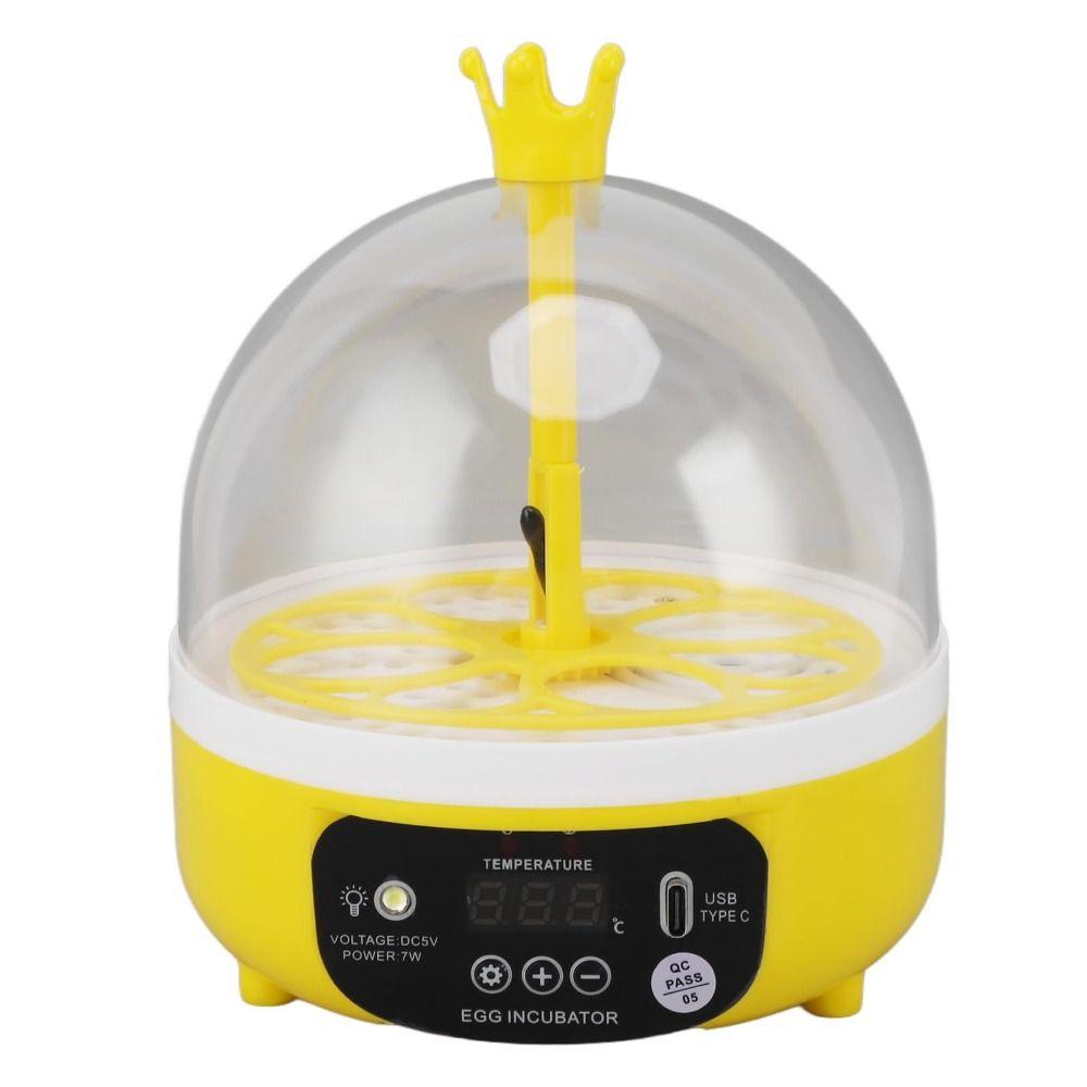 Temperature Humidity Control Mini Egg Incubator  Chicken Duck Pigeon Quail Bird