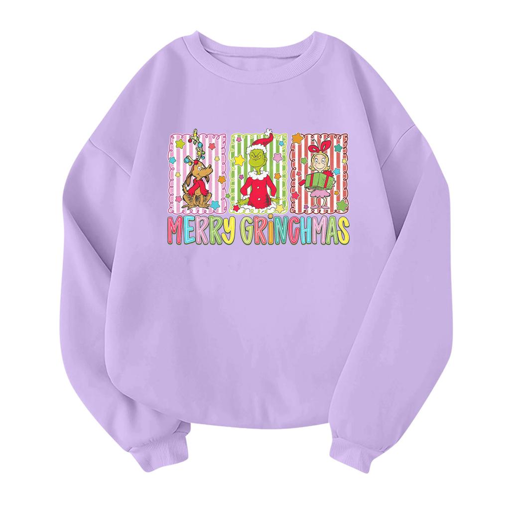 Children's Fashionable Lightweight Long-sleeved Round Neck Pullover With Pockets Printed Pullover