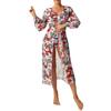 2026 Sexy Plus Size Women's Printed Bikini 3-Piece Set - European & American Swimwear