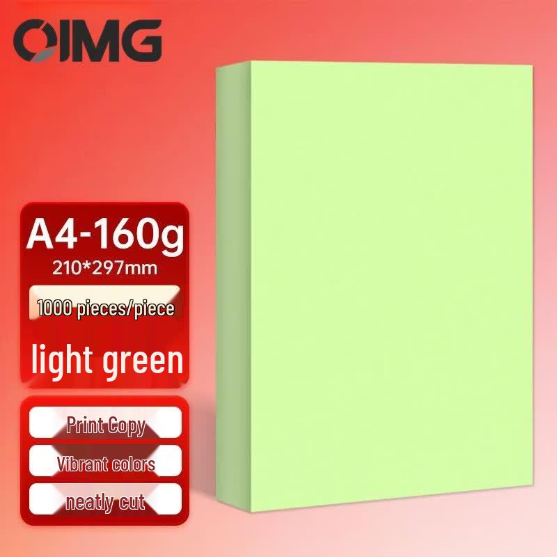 OIMG A4 Colored Cardstock Paper