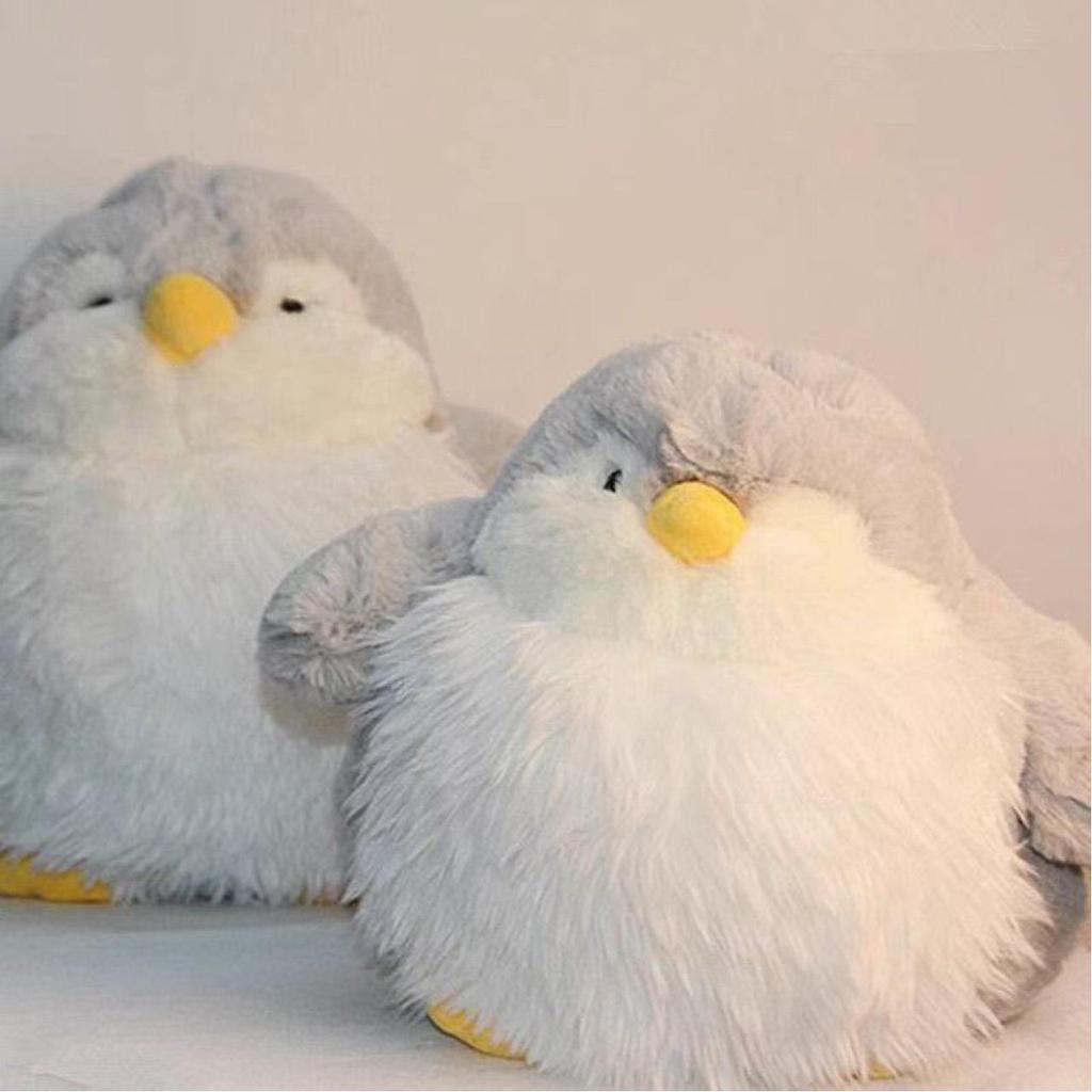 Adorable Fluffy Penguin Plush Toy - Perfect Bedtime Companion or Birthday Gift for Girlfriend