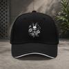 Skull Rabbit Rose Graphic Baseball Cap Unisex Adjustable Outdoor Casual Curved Brim Hat