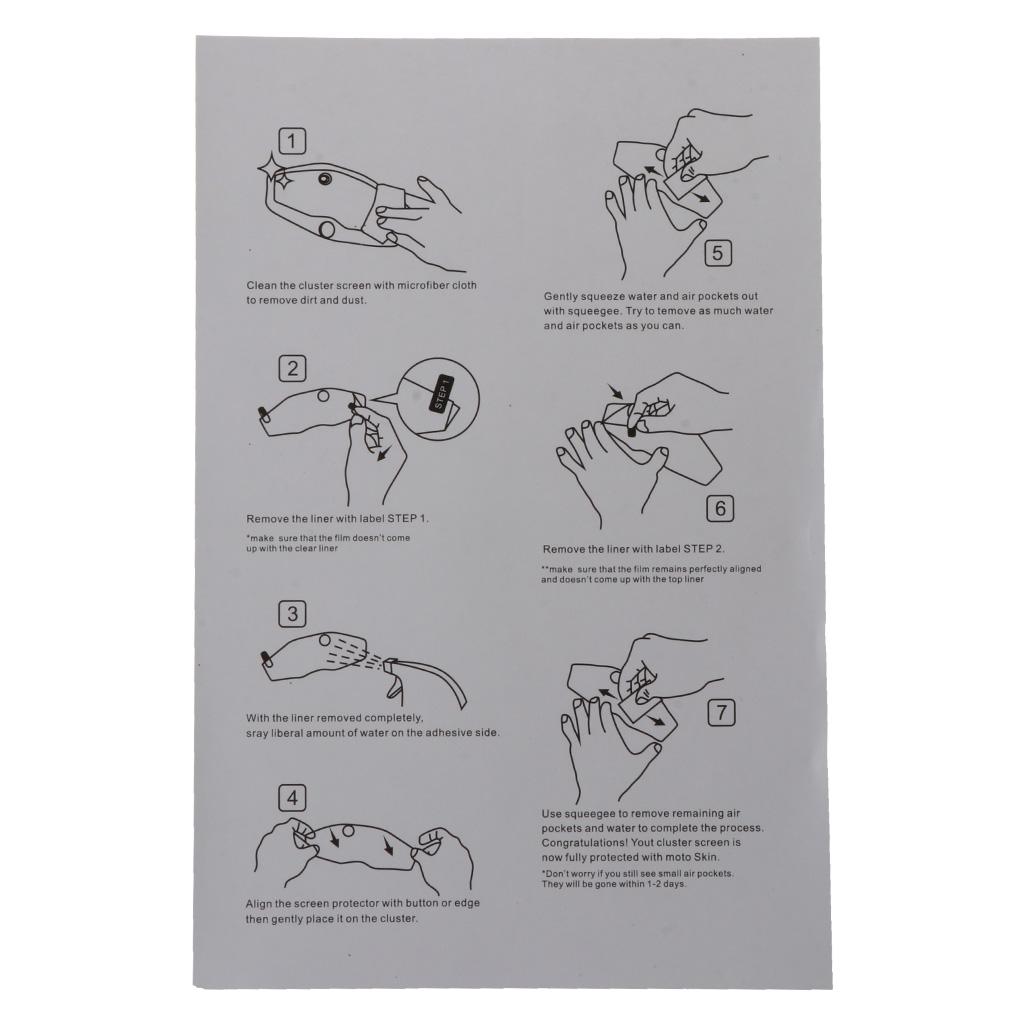 2 Set Cluster Scratch Cluster Screen for Protection Film Protector Compatiblre with for Yamaha NVX Aerox 155 Motorcycle