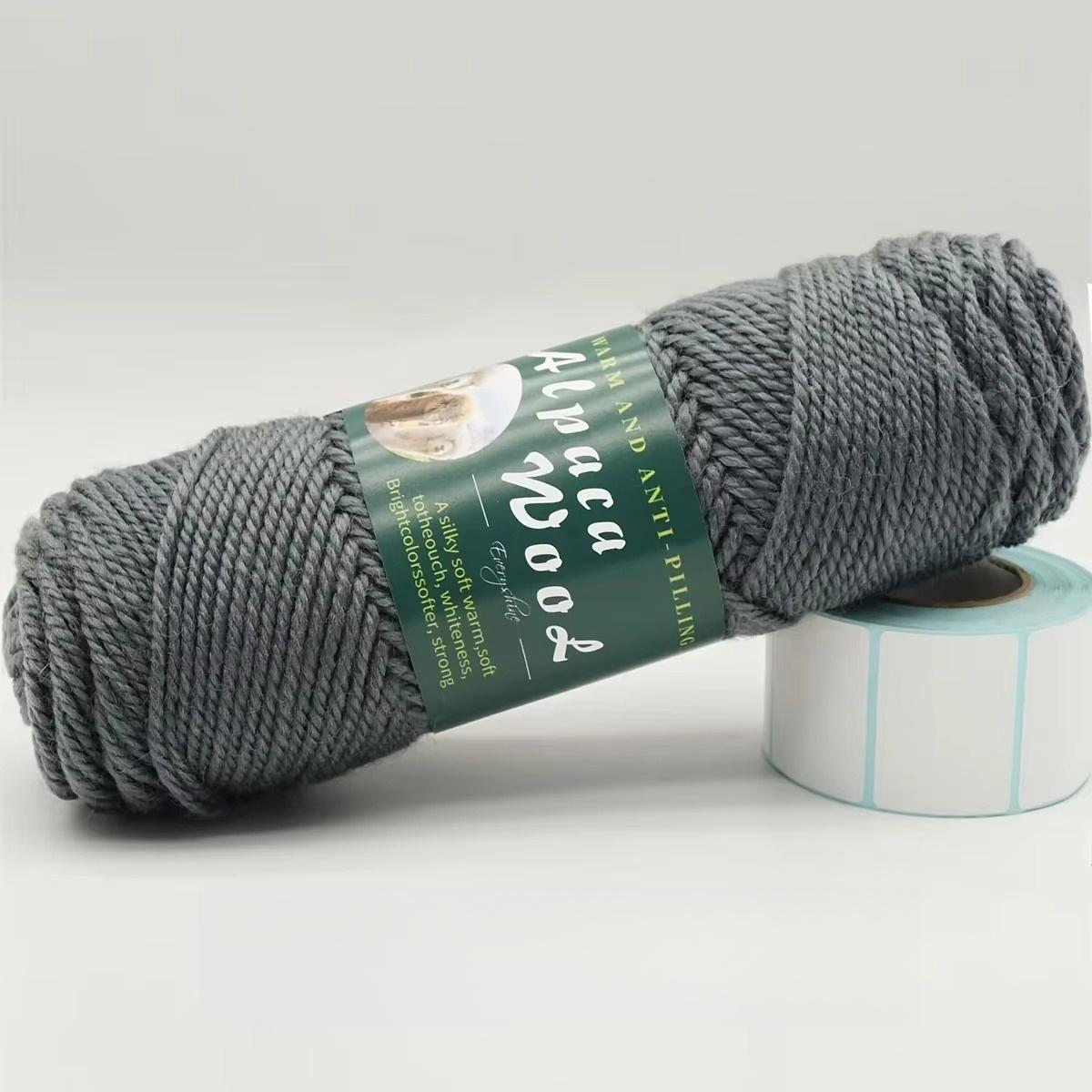 

1 шт. пряжа из шерсти альпака, мягкая и теплая смесь для вязания свитеров, шарфов, шапок - 1,1 фунта каждая, многоцветный ассортимент