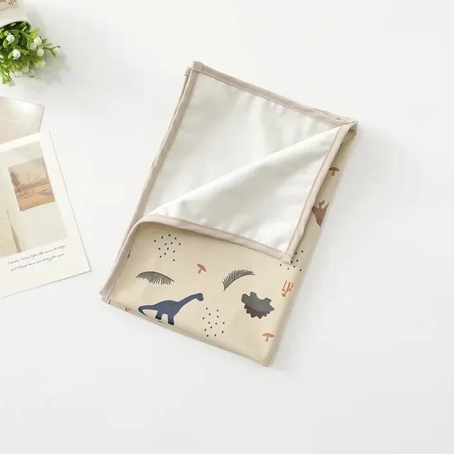 

Водонепроницаемый коврик для подгузников из ПУ - Мягкий, непромокаемый, моющийся, впитывающий пеленка для новорожденных, многоразовые подкладки для пеленания и коврики для пикника и путешествий