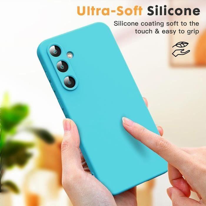 Coque - Samsung - Galaxy A35 5G - Silicone Mat - Ultra Slim - 2 Verres Trempés