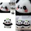 Adorable Panda Bag Charm Plush Keychain With Soft And Fluffy Pearl Velvet