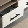 Stainless Steel Door Handle with Screws for Wardrobe Drawer Pull Knob Kitchen Cabinet Handles Furniture Hardware Accessories