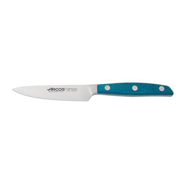 Couteau D'office 10cm Arcos Brooklyn Demi Mitre 0,000000 Turquoise