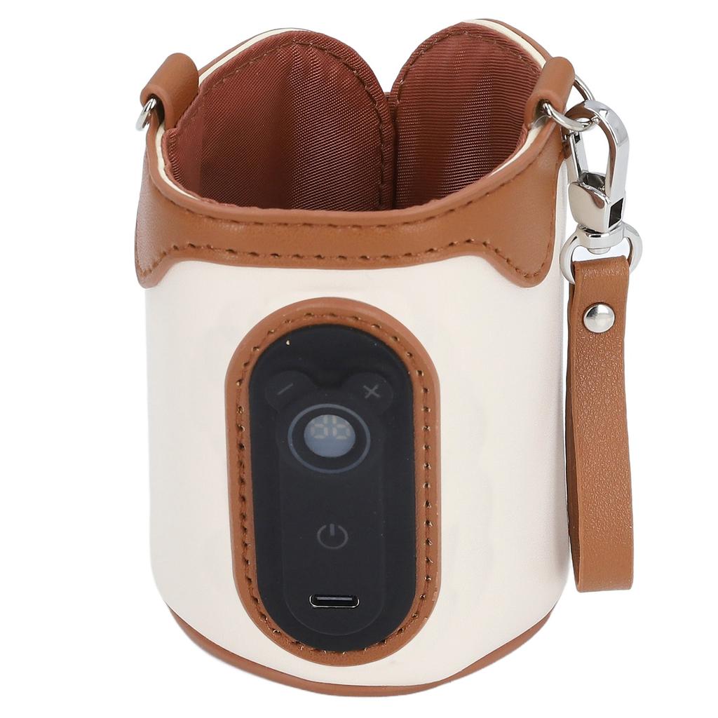 Baby Bottle Warmer USB Powered 26 Gears Temperature Adjustable Portable Bottle Milk Warmer for Home