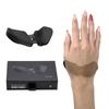 DELTAHUB Carpio Adjustable Ergonomic Wrist Rest for Reduces Wrist Warranty 2.0 Mouse, Fatigue, (Left Hand/Gray/Small)