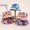Spring And Summer Sun Hat Vacation Travel Double-Sided Sun Hat Face Small Print Leisure Bucket Hat
