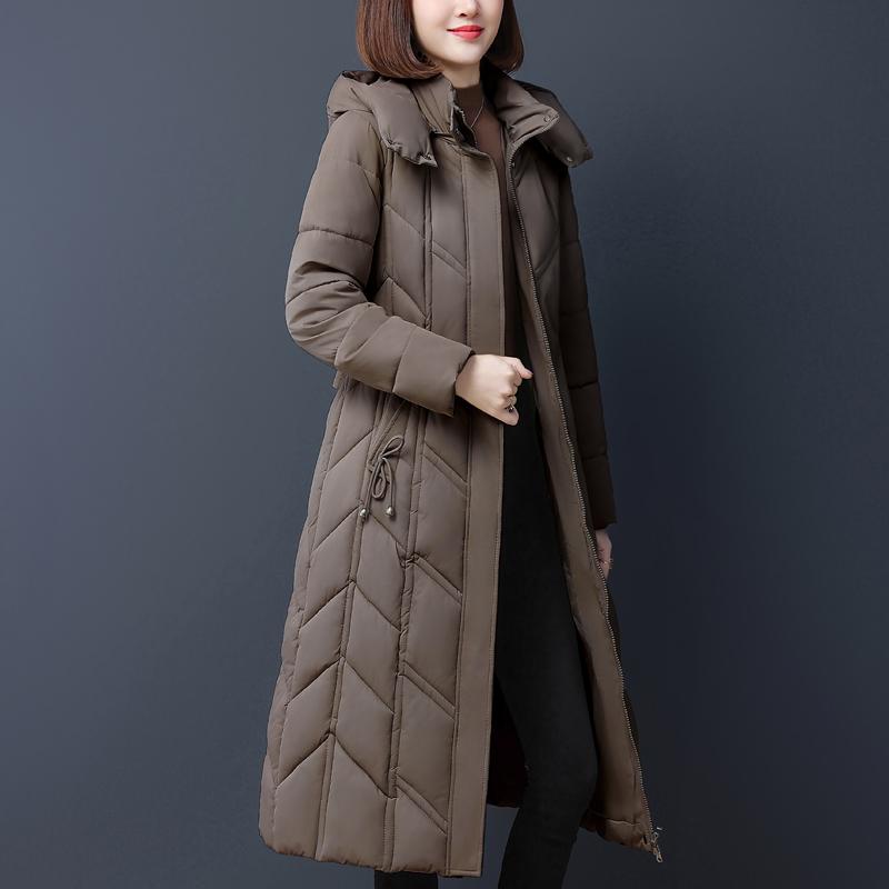 Women's Long Coats Winter Parkas Hooded Thick Warm Casual Woman Jackets