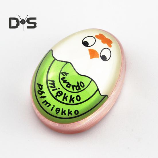 Timer sveglia senza BPA Cartone animato Comodo timer morbido per uova sode medie e dure