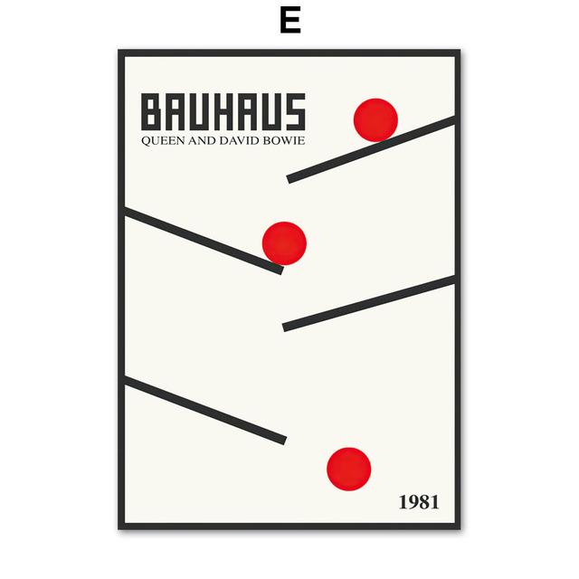 Bauhaus Abstract Of Eye Geometric Simple Modern Posters Prints Picture Canvas Art Wall Decoration Home Paintings For Living Room
