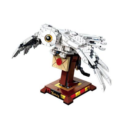Set di Costruzione Modello Gufo Edvige di Harry Potter da 630 Pezzi Giocattolo per Bambini Regalo di Natale
