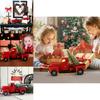 Charming Rustic Red Truck Christmas Decoration For Tree And Home Office Design