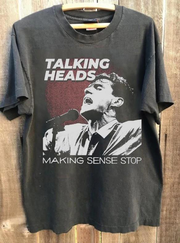 Talking Heads Retro Unisex Charcoal Tshirt Remake Design Classic NH25703 Unisex T-Shirt XL