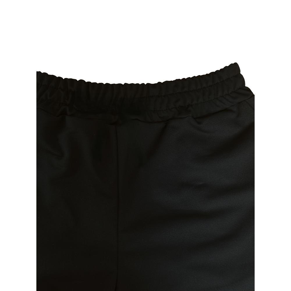 Damen S Halloween Spinnennetz-Print Jogginghose - Lässige Sweatpants mit Gummizug in der Taille und geradem Bein, maschinenwaschbar