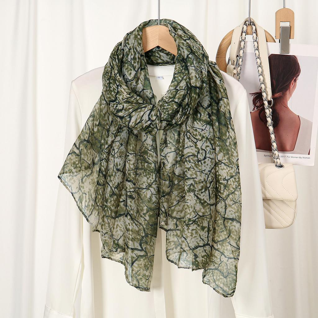 Muslim Hijabs For Women Scarf Thin Printed Shawls Femme Musulman Soft Viscose Rayon Headscarf Islamic Turban Cotton Headband