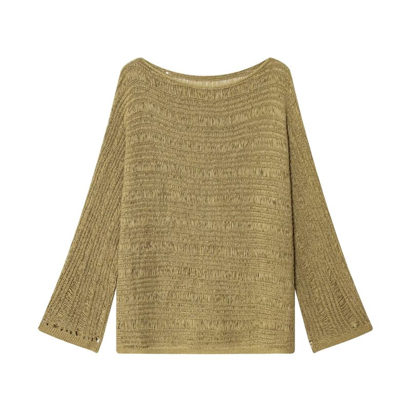 Jnleaog Spring New Arrival Women's Clothing Fashion Style French Fashion Design Streamers Knitwear