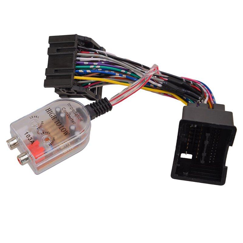 71-2106 Radio Add Amp Subwoofer Amplifier Adapter Plug Wire Harness Fit for GMC Buick Chevrolet Camaro Cruze Equinox Express