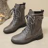 Fashion Women's Boots Winter PU Leather Fashion Boots Women's Nude Boots Large Size Casual Warm Women's Shoes Zapatillas