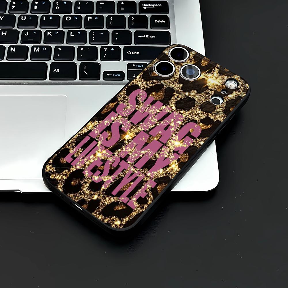 

Leopard Print SWAG Pattern Design Phone Case For IPhone 17 17 Air 16 15 Plus 15 14 13 12 11 Pro Max Anti-Drop Cover Fundas iphone 11