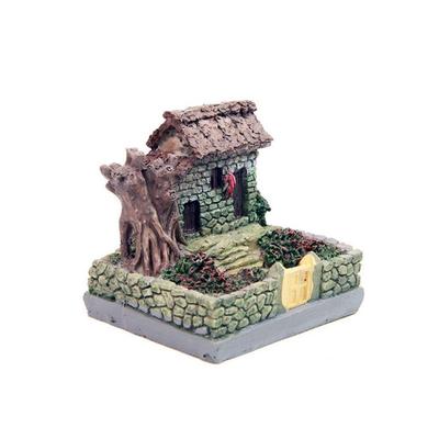 Mini 1 Pcs Tradiational Crafts DIY Scene Statue House Model Figurines Bonsai Decor
